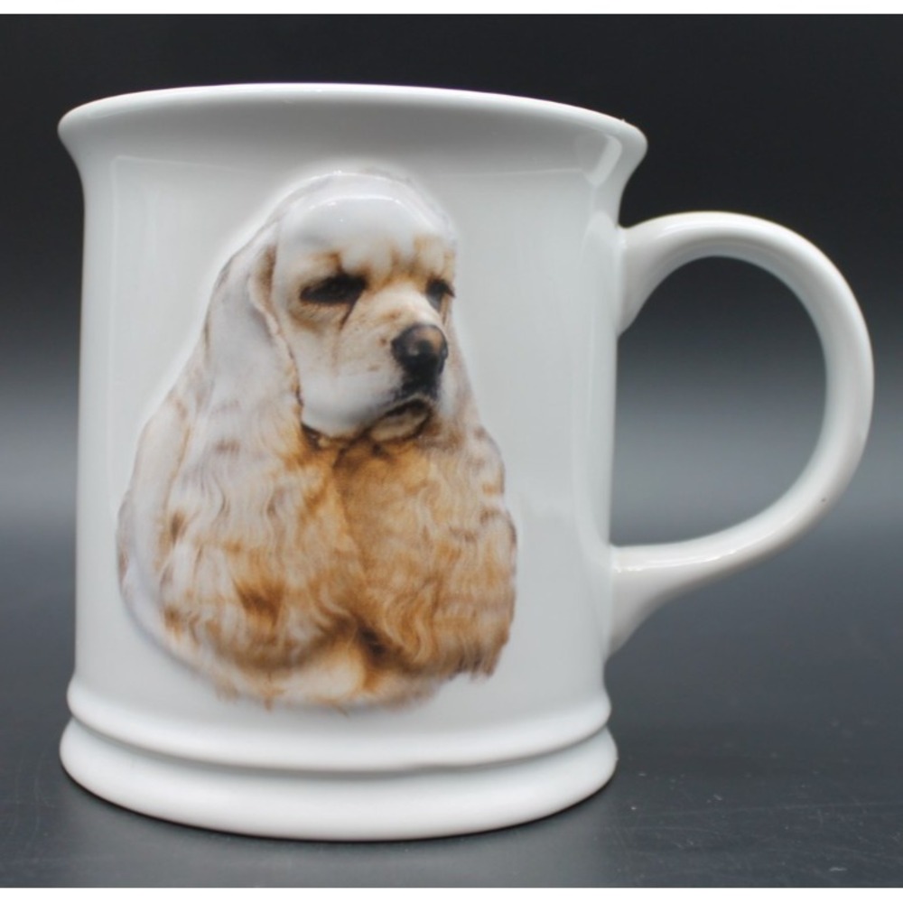 Xpres Cocker Spaniel Dog Mug Best Friend Originals 2005 Barbara Augello White